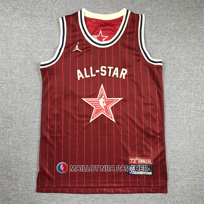 Maillot Enfant All Star 2024 Los Angeles Lakers LeBron James NO 23 Rouge